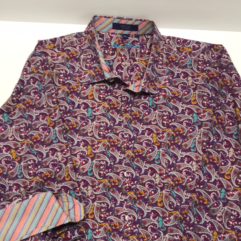 Alan Flusser paisley shirt xl